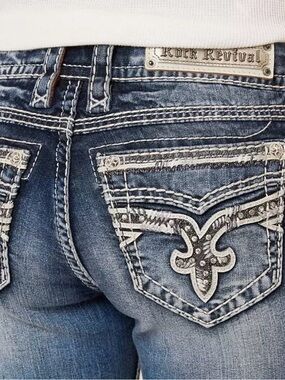 🌺ROCK REVIVAL BORIS easy straight jeans 🌺